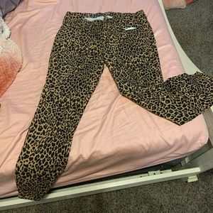 Cheeta print Jeans